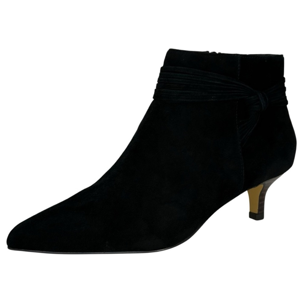 Bella Vita Jani Black Suede Leather Womens Booties Size 9N - Picture 3 of 11
